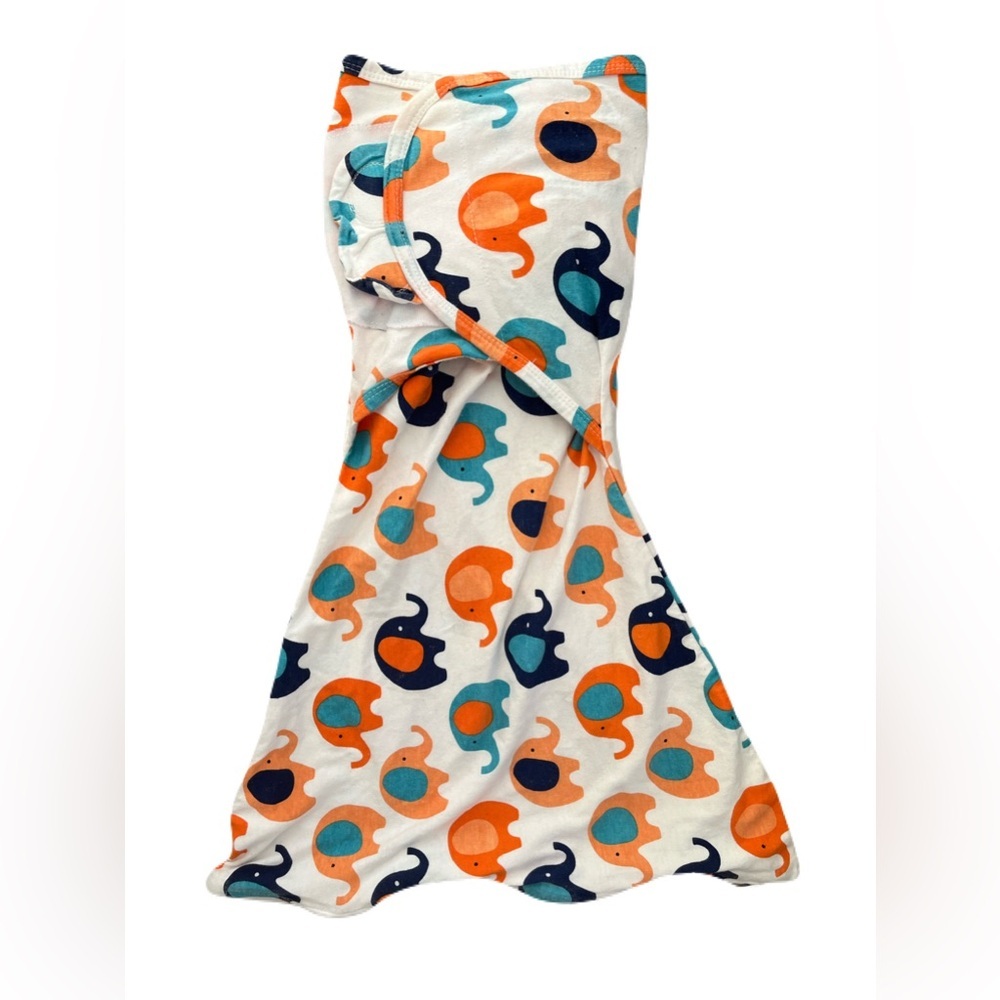 Zippy Swaddle by Sleeping Baby Elephant Print